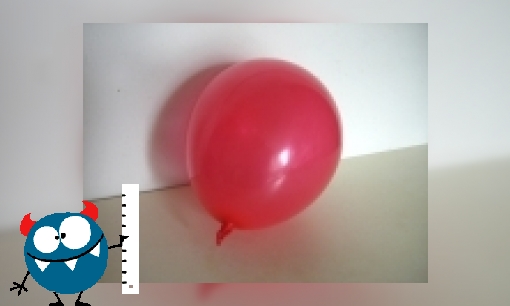 Heeft een ballon een onzichtbare aantrekkingskracht?