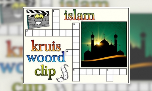 Plaatje Kruiswoord-clip Islam