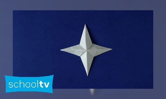 Een ster van origami