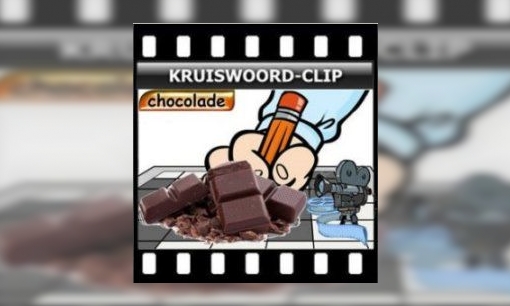 Kruiswoord-clip Chocolade