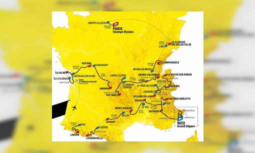 Etappes Tour de France 2021