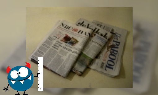 Hoe vaak kun jij een krantenpagina dubbelvouwen?