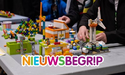 Plaatje Kinderen bouwen robots in FIRST LEGO League