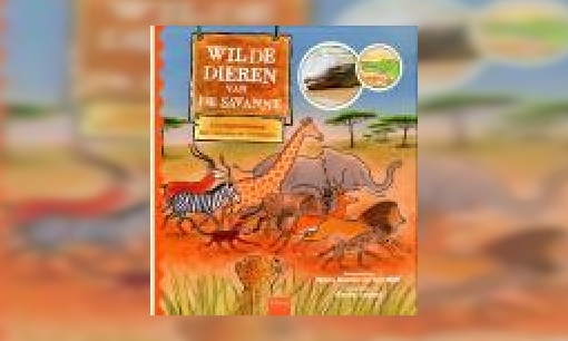 Plaatje Wilde dieren van de savanne : dierenprentenboek met verhalen en informatie