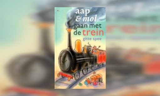 Plaatje Aap & Mol gaan met de trein