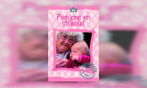 Piepjong en stokoud