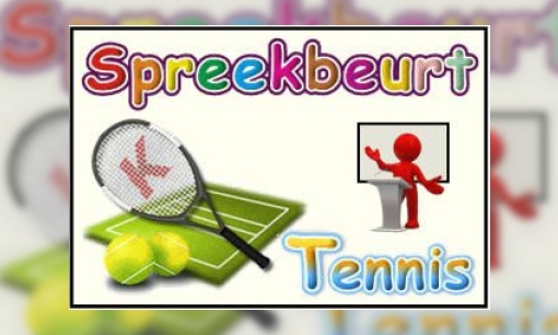 Plaatje Spreekbeurt Tennis