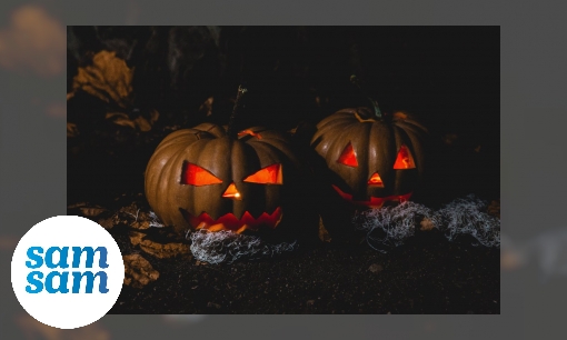 Plaatje Bibberbenen en klotsoksels tijdens Halloween