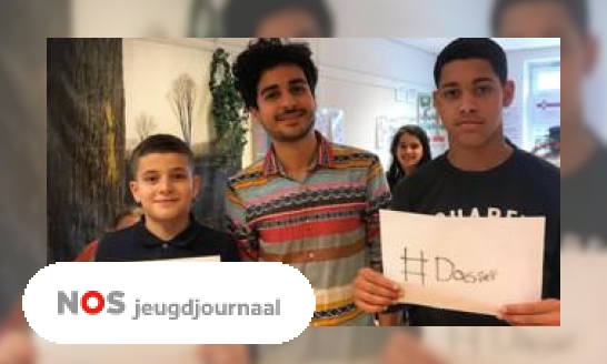 Plaatje #Doeslief: campagne tegen asociaal gedrag (Jeugdjournaal)