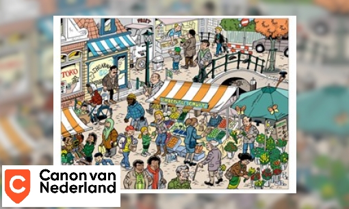 Plaatje Vensterplaat Veelkleurig Nederland