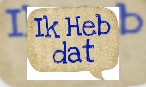 Ik heb dat