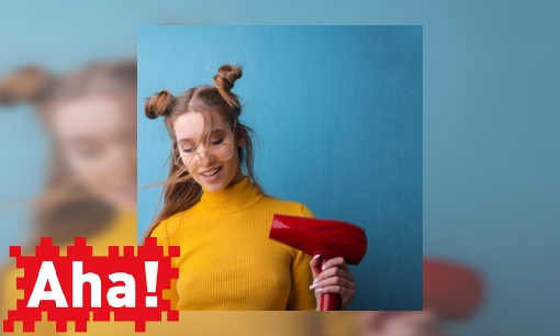 Plaatje Hoe kan het dat je haar droog wordt als je het föhnt?