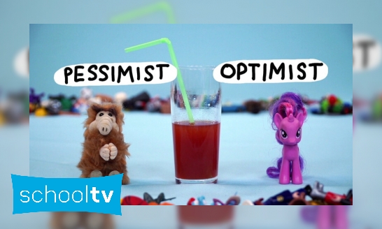 Plaatje Wat is het verschil tussen een optimist en een pessimist?