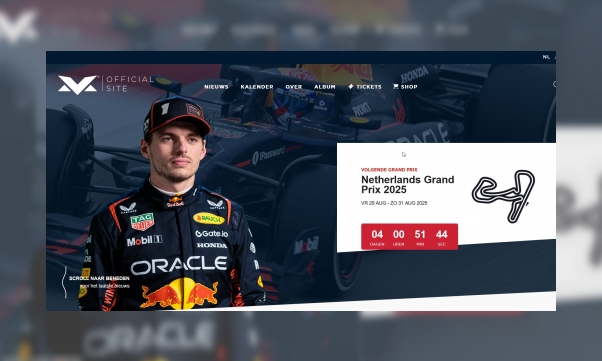 Plaatje Max Verstappen