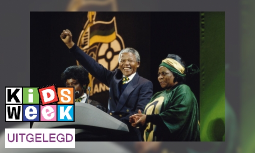 Plaatje Wie was Nelson Mandela?