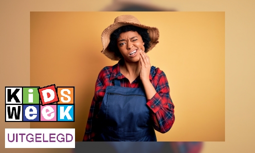 Plaatje Uitdrukking uitgelegd: ‘Lachen als een boer met kiespijn’