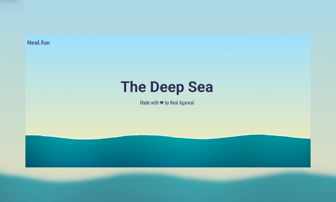 Plaatje The deep sea
