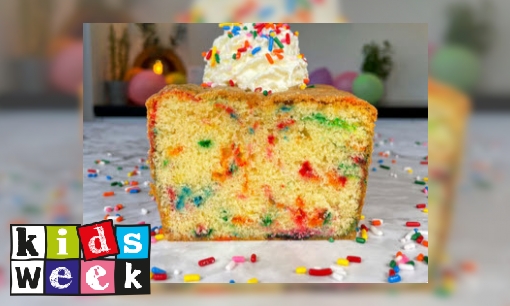 Plaatje Doe het zelf: Maak deze vrolijke confetti Cake
