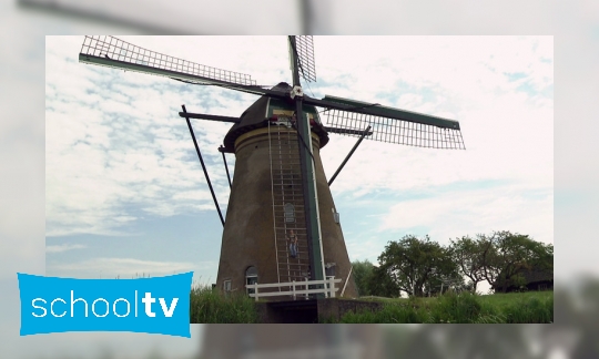 Plaatje Wonen en werken in een molen op Kinderdijk