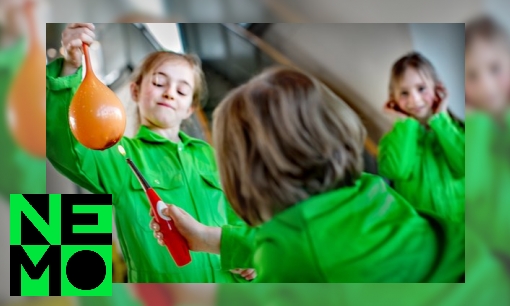 Plaatje Ballon boven een vuurtje