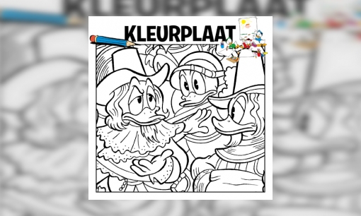 Donald Duck kleurplaten