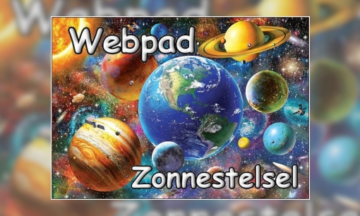 Plaatje Webpad zonnestelsel