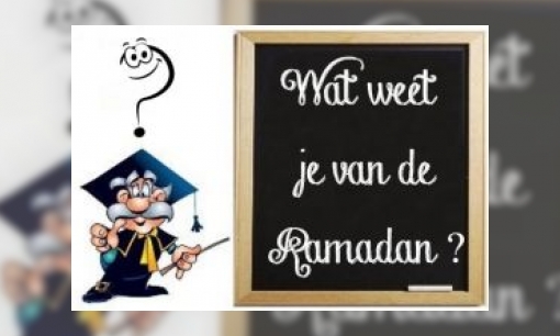 Plaatje Quiz Ramadan