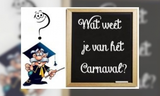 Plaatje Quiz Carnaval