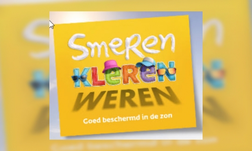 Plaatje Goed beschermd de zon in met smeren, kleren, weren