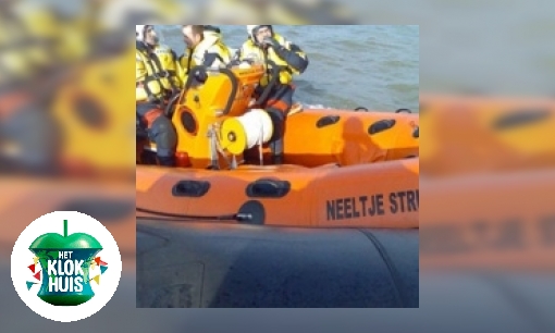 Plaatje KNRM, redden op zee