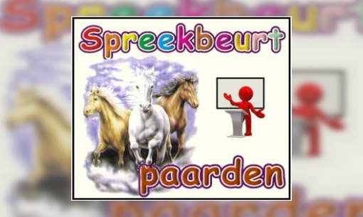 Spreekbeurt Paarden