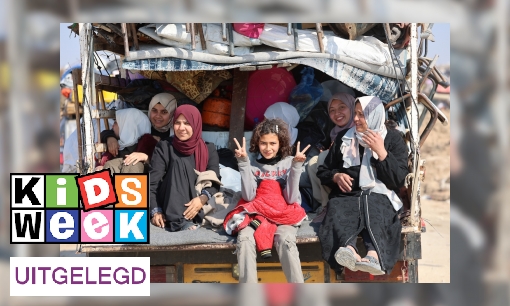 Plaatje Kidsweek Lezersvraag: Is er nu vrede in Gaza?