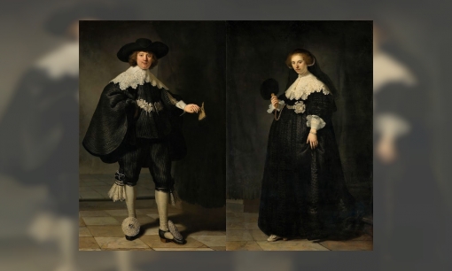 Plaatje Marten en Oopjen in Rijksmuseum