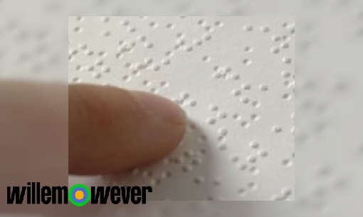 Plaatje Waarom is braille-taal met speciale tekens en niet  met onze letters in het dik?