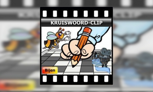 Plaatje Kruiswoord-clip Bijen