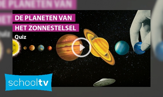 Plaatje De planeten van het zonnestelsel