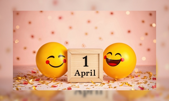 Plaatje 1 april, kikker in je bil