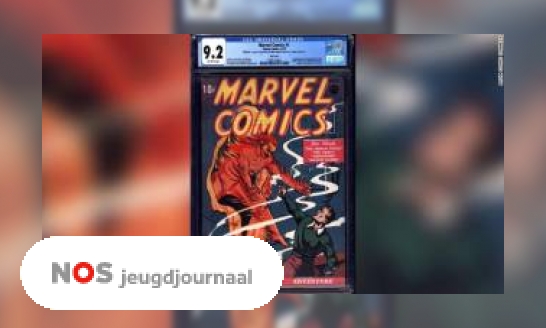 Plaatje Zeldzame Marvel-strip verkocht voor 2,1 miljoen euro