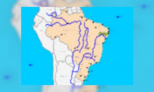 Plaatje Topografie Brazilië