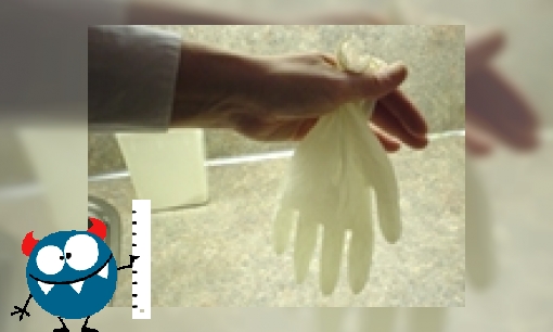 Plaatje Hoe kan een handschoen zichzelf opblazen?