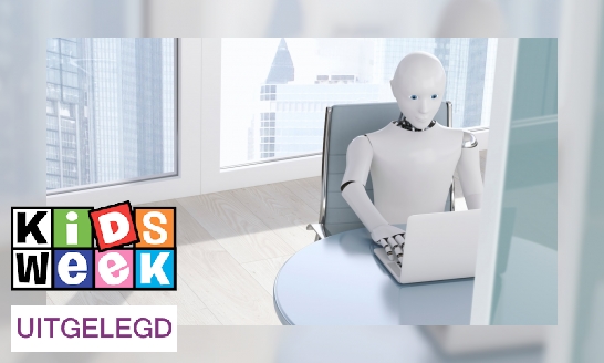 Plaatje Kidsweek Lezersvraag: Neemt AI in de toekomst al het werk over?