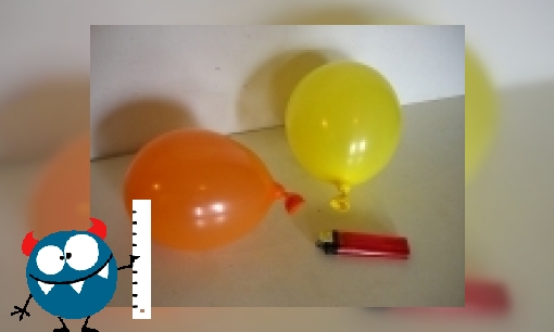 Plaatje Hoe goed kan een ballon tegen vuur?