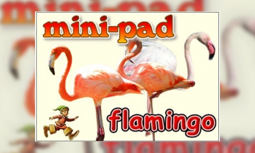 Plaatje Mini-pad flamingo