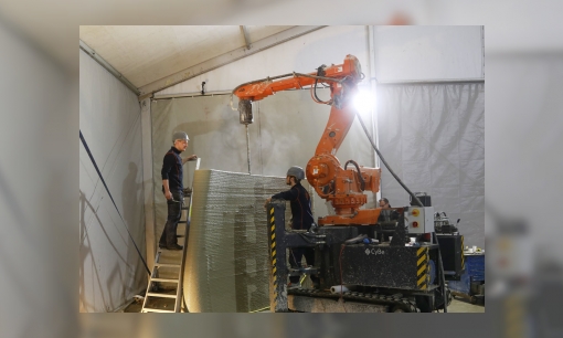 Plaatje Vergadergebouw in Teuge geprint in 3D