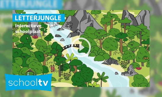 Letterjungle: Interactieve schoolplaat met letters en klanken