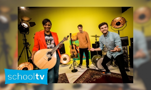 Plaatje Portugese fado zingen met Edsilia Rombley, Buddy Vedder en meester Willem