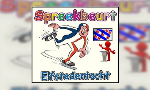 Plaatje Spreekbeurt Elfstedentocht