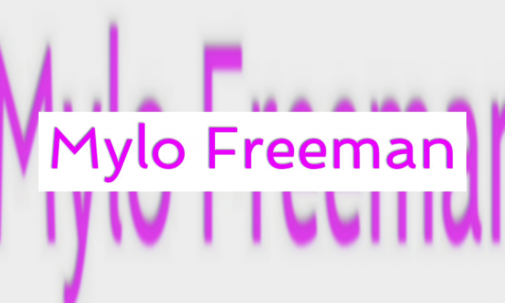 Plaatje Mylo Freeman