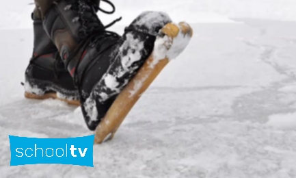 Plaatje Schaatsen is uitgevonden door de oermens - Is het snugger of kletspraat?