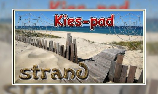 Plaatje Kies-pad Strand
